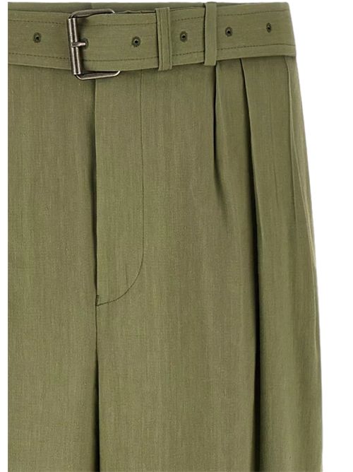 Pantalone Pleated Straight Leg Dries Van Noten DRIES VAN NOTEN | 261-020952-3237602 PISTACHE